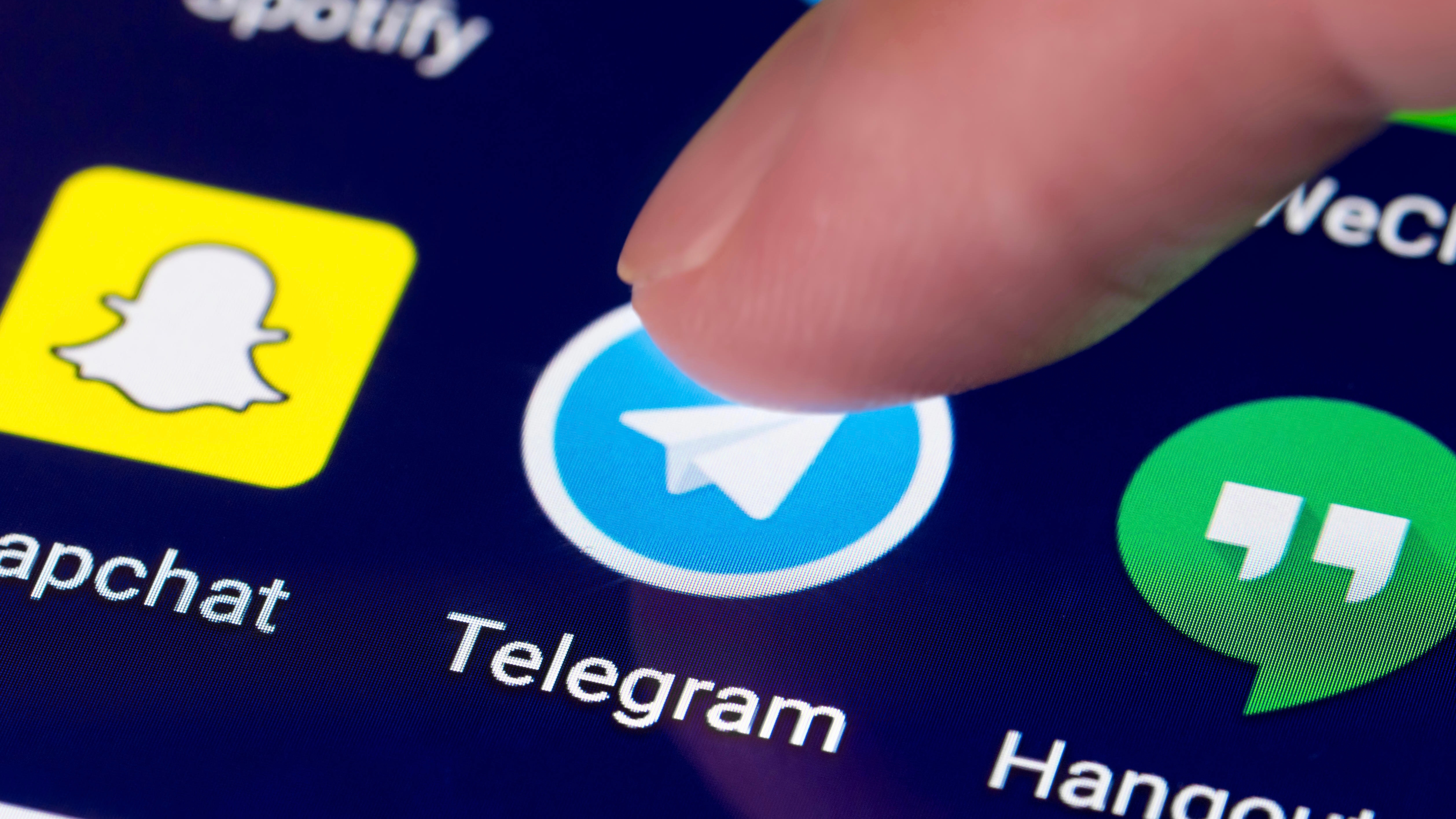 Add a person on Telegram